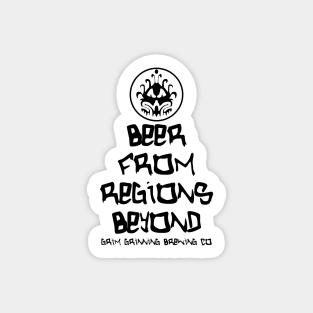 Beer From Regions Beyond - Grim Grinning Brewing Co Sticker